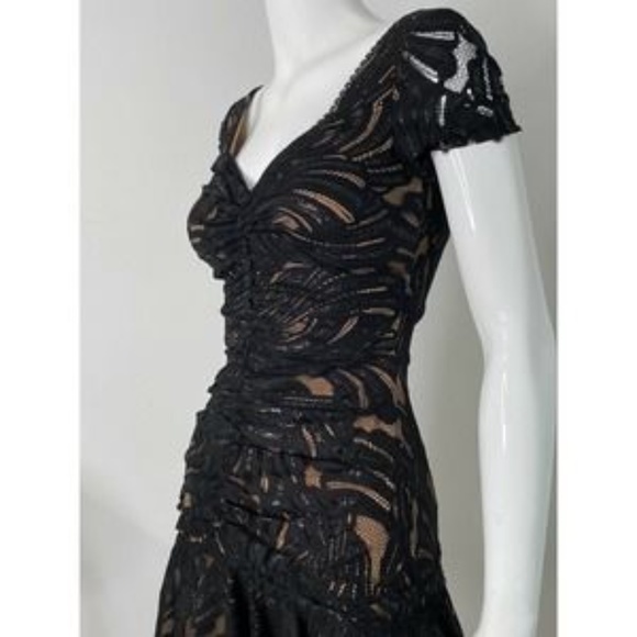 Jonathan Simkhai Black Lace Short Sleeve Dress - Picture 7 of 10